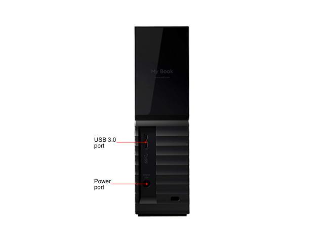 WD My Book 12TB Desktop External Hard Drive for Windows/Mac/Laptop, USB 3.0 Black (WDBBGB0120HBK-NESN)