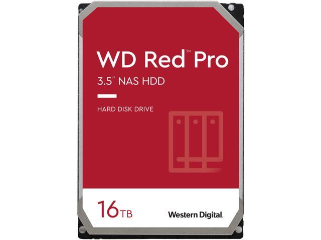 WD Red Pro WD161KFGX 16TB 7200 RPM 512MB Cache SATA 6.0Gb/s 3.5' Internal Hard Drive