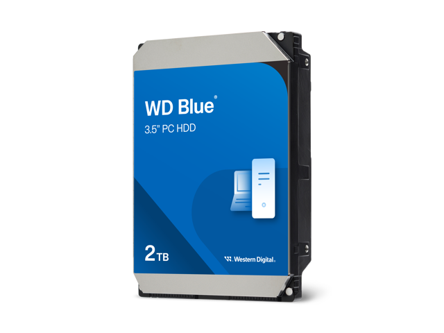 WD - Blue 2TB PC Internal Hard Drive for Desktops - image 4