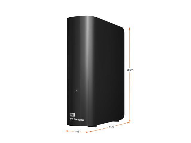WD Elements 20TB USB 3.0 Desktop External Hard Drive Black