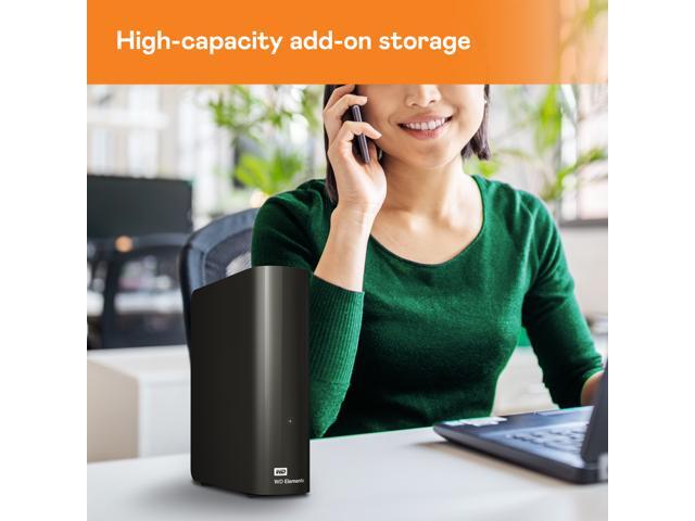 WD Elements 22TB USB 3.0 Desktop External Hard Drive Black