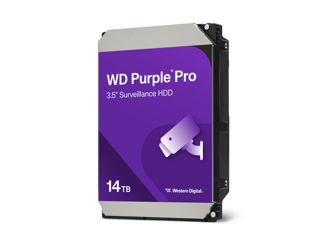 WD Purple Pro WD142PURP 14TB 7200 RPM 512MB Cache SATA 3.5' Internal Hard Drive