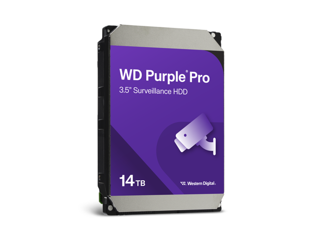 WD Purple Pro WD142PURP 14TB 7200 RPM 512MB Cache SATA 3.5' Internal Hard Drive