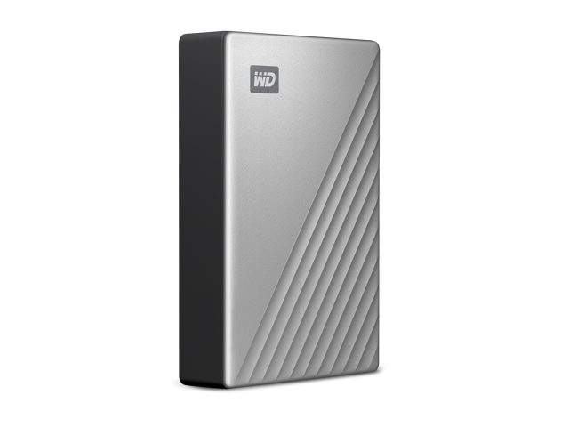 WD 6TB Silver My Passport Ultra for Portable Storage External Hard Drive USB-C for Mac (WDBGKC0060BSL-WESN)