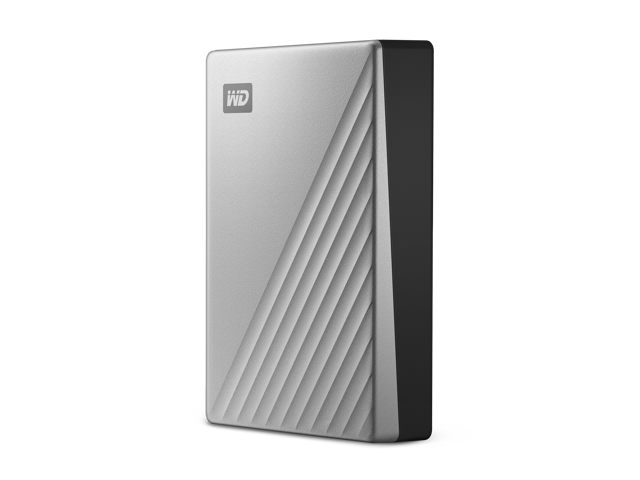 WD 6TB Silver My Passport Ultra for Portable Storage External Hard Drive USB-C for Mac (WDBGKC0060BSL-WESN)