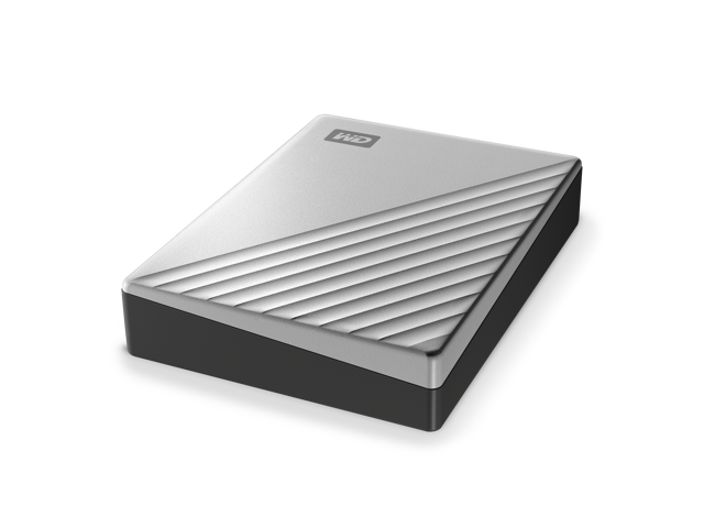 WD 6TB Silver My Passport Ultra for Portable Storage External Hard Drive USB-C for Mac (WDBGKC0060BSL-WESN)