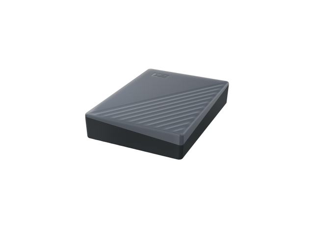 WD 6TB My Passport Hard Drives - Portable External USB-C(WDBY3J0060BGY-WESN) Silicon Grey