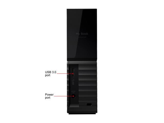 WD My Book 4TB Desktop External Hard Drive for Windows/Mac/Laptop, USB 3.0 Black (WDBBGB0040HBK-NESN)