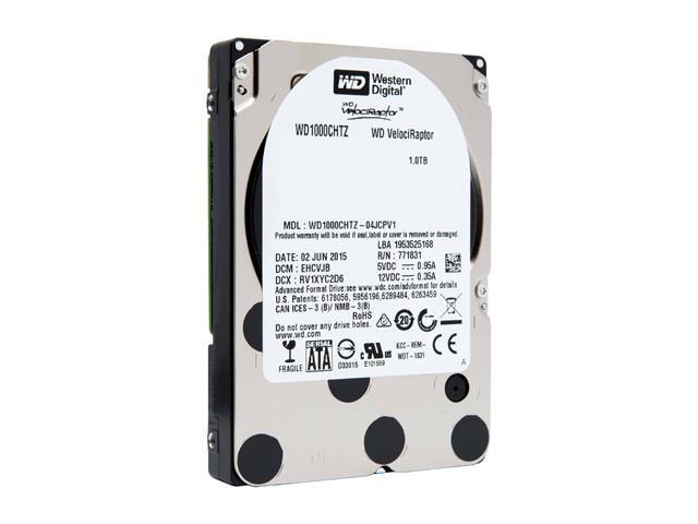 Western Digital WD VelociRaptor WD1000CHTZ 1TB 10000 RPM 64MB Cache SATA 6.0Gb/s 2.5' Enterprise Hard Drive Bare Drive