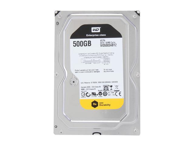 WD Re 500GB Datacenter Capacity Hard Disk Drive - 7200 RPM Class SATA 6Gb/s 64MB Cache 3.5 inch WD5003ABYZ