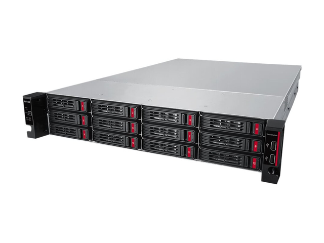 BUFFALO TeraStation TS51220RH3204 4-Bay NAS 32TB (4x8TB) with Enterprise-Grade Hard Drives Included Rackmount Network Attached Storage