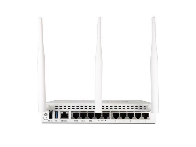 FortiWiFi 60F 10 x GE RJ45 ports including 2 x WAN Ports, 1 x DMZ Port, 7 x Internal Ports, Wireless802.11abgnac. Region Code A