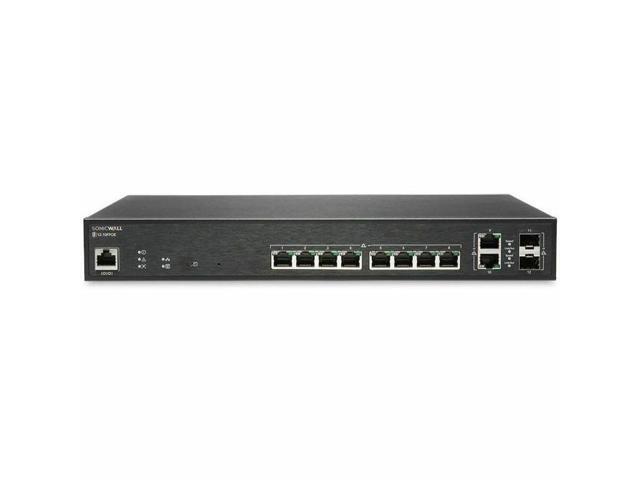 SonicWall Managed Switch SWS12-10FPOE w/ 3-Year Network Management Essential and Support 02-SSC-8371