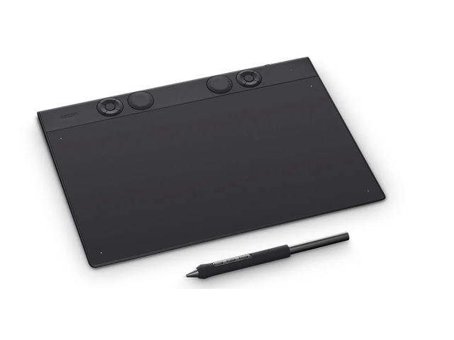 Wacom - Intuos Pro Medium Bluetooth Professional Graphic Drawing Tablet (2025) - Black - image 3