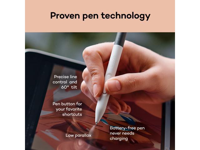 Wacom - One 14 (2025) Pen Display Drawing Tablet - White - image 4