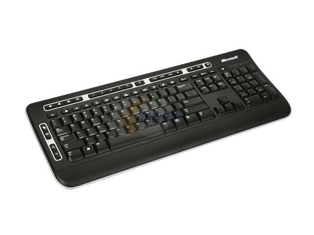 Microsoft J93-00001 Black Wired Digital Media Keyboard 3000