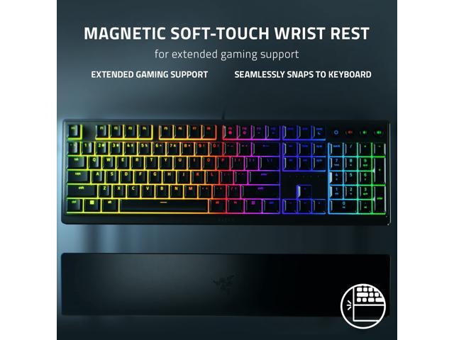 Razer - Ornata V3 Full-Size Wired Mecha-Membrane Gaming Keyboard with Chroma RGB Backlighting - Black - image 7
