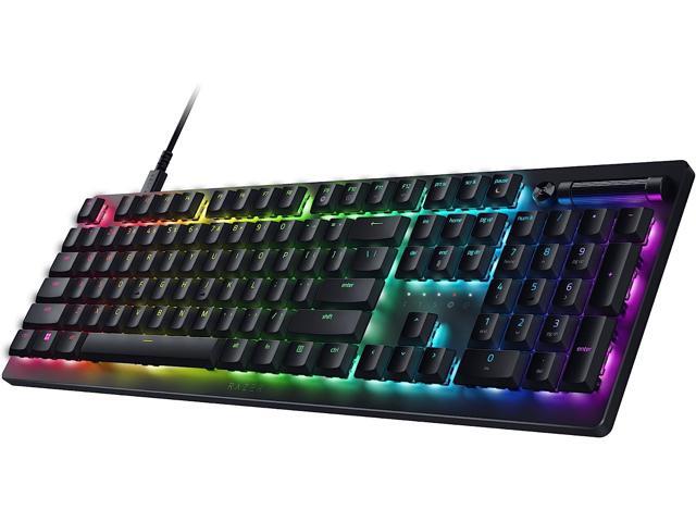 Razer DeathStalker V2 Gaming Keyboard: Low-Profile Keys - Linear Red Optical Switches - Ultra-Durable Coated Keycaps - Durable Aluminum Top Plate -...