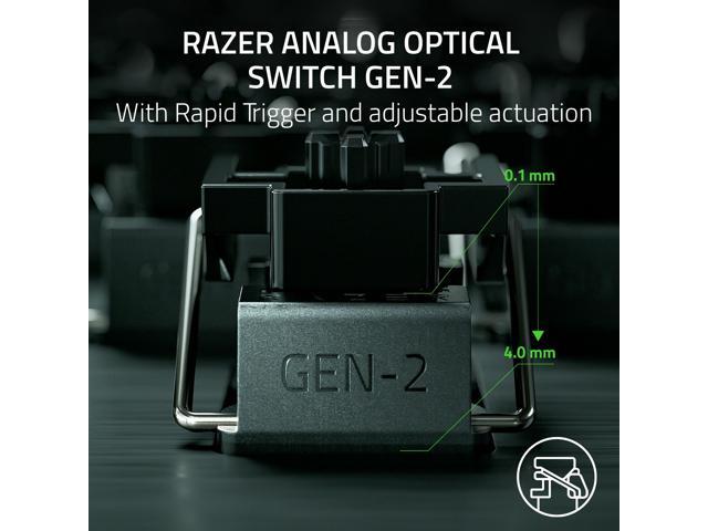 Razer - Huntsman V3 Pro Mini 60% Wired Analog Optical Linear Switch Gaming Keyboard with Snap Tap - Black - image 6