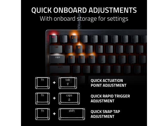Razer - Huntsman V3 Pro Mini 60% Wired Analog Optical Linear Switch Gaming Keyboard with Snap Tap - Black - image 10