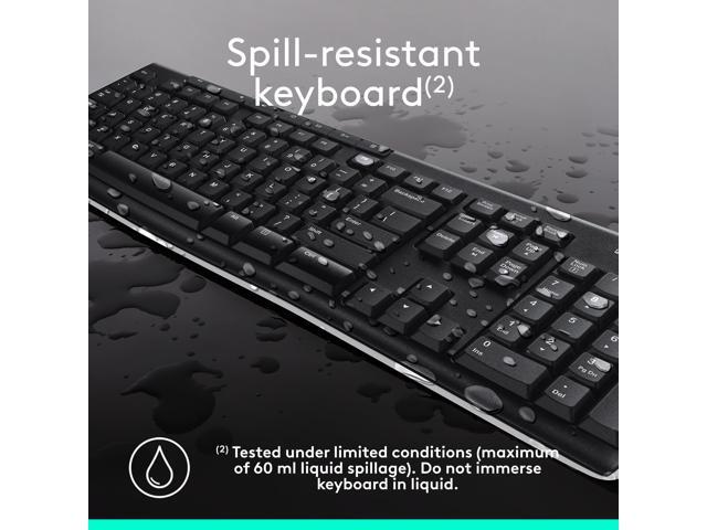 Logitech MK270 Wireless Keyboard & Mouse Combo (Black) - image 4