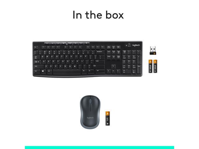 Logitech MK270 Wireless Keyboard & Mouse Combo (Black) - image 10