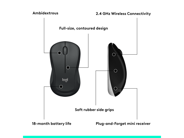 Logitech MK540 Advanced Wireless Mouse and Keyboard Bundle - image 8