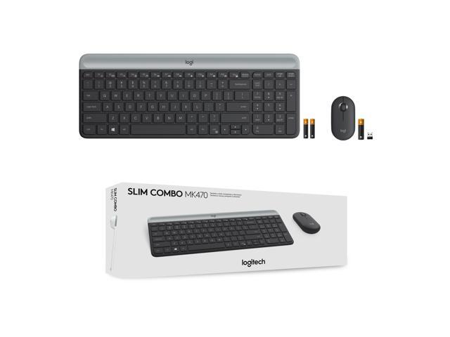 Logitech MK470 Slim Wireless Keyboard and Mouse Combo (Black) - image 10