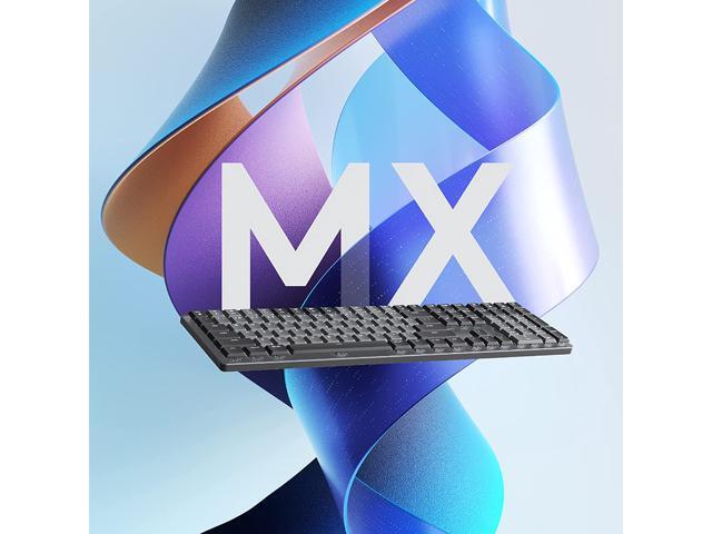 Logitech - MX Mechanical Full size Wireless Mechanical Tactile Switch Keyboard for Windows/macOS with Backlit Keys - Graphite - image 6