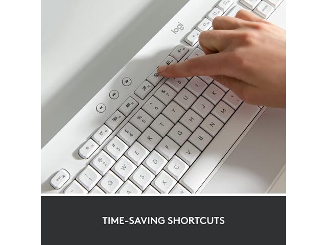 Logitech Signature K650 Comfort Full-Size Wireless Keyboard with Wrist Rest, BLE Bluetooth or Logi Bolt USB Receiver, Deep-Cushioned Keys, Numpad,...