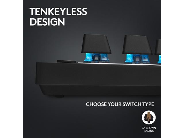 Logitech - PRO X TKL LIGHTSPEED Wireless Mechanical Tactile Switch Gaming Keyboard with LIGHTSYNC RGB for PC - Black - image 5