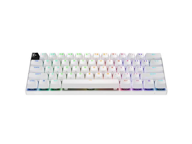 Logitech - PRO X 60 LIGHTSPEED TKL 60% Wireless Mechanical GX Optical Tactile Switch Gaming Keyboard with LIGHTSYNC RGB for PC - White - image 6