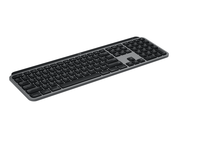 Logitech - MX Keys S for Mac Advanced Full-size Wireless Scissor Keyboard with Backlit keys for MacBook, iMac, iPad - Space Gray - image 6