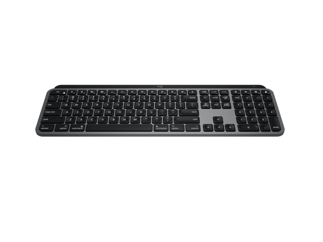 Logitech - MX Keys S for Mac Advanced Full-size Wireless Scissor Keyboard with Backlit keys for MacBook, iMac, iPad - Space Gray - image 8
