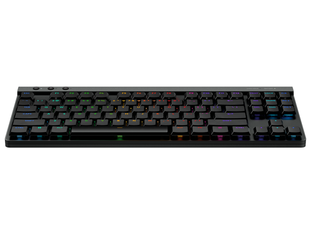 Logitech - G515 LIGHTSPEED TKL Wireless Mechanical Linear (Red) Switch Gaming Keyboard with LIGHTSYNC RGB - Black - image 3