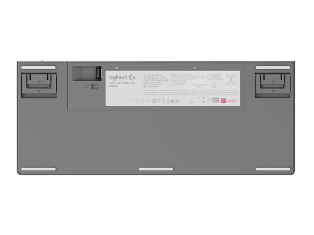 Logitech - G515 LIGHTSPEED TKL Wireless Mechanical Linear (Red) Switch Gaming Keyboard with LIGHTSYNC RGB - White - image 4