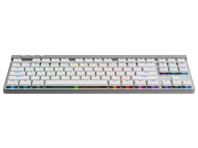 Logitech - G515 LIGHTSPEED TKL Wireless Mechanical Linear (Red) Switch Gaming Keyboard with LIGHTSYNC RGB - White - image 3