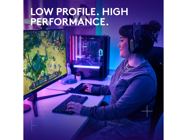 Logitech - G515 LIGHTSPEED TKL Wireless Mechanical Linear (Red) Switch Gaming Keyboard with LIGHTSYNC RGB - Black - image 11