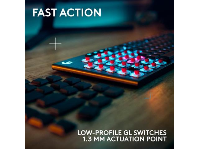 Logitech - G915 X LIGHTSPEED Full-size Wireless Mechanical GL Brown Tactile Switch Gaming Keyboard for PC/Mac with RGB Backlighting - Black - image 4