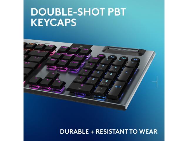 Logitech - G915 X LIGHTSPEED Full-size Wireless Mechanical GL Brown Tactile Switch Gaming Keyboard for PC/Mac with RGB Backlighting - Black - image 8