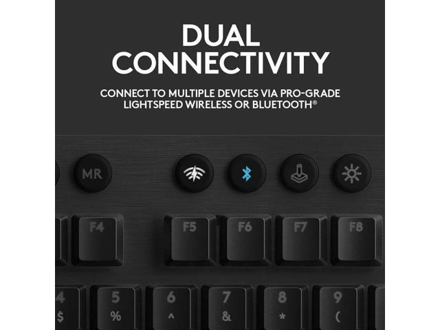 Logitech - G915 X LIGHTSPEED TKL Wireless Mechanical GL Brown Tactile Switch Gaming Keyboard for PC/Mac with RGB Backlighting - Black - image 7