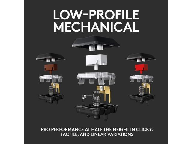 Logitech - G915 X LIGHTSPEED TKL Wireless Mechanical GL Brown Tactile Switch Gaming Keyboard for PC/Mac with RGB Backlighting - Black - image 5