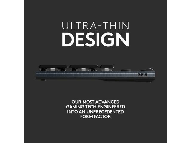 Logitech - G915 X LIGHTSPEED TKL Wireless Mechanical GL Brown Tactile Switch Gaming Keyboard for PC/Mac with RGB Backlighting - Black - image 3