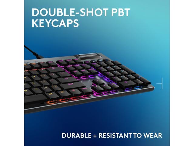 Logitech - G915 X Full-size Corded Mechanical GL Brown Tactile Switch Gaming Keyboard for PC/Mac with RGB Backlighting - Black - image 8
