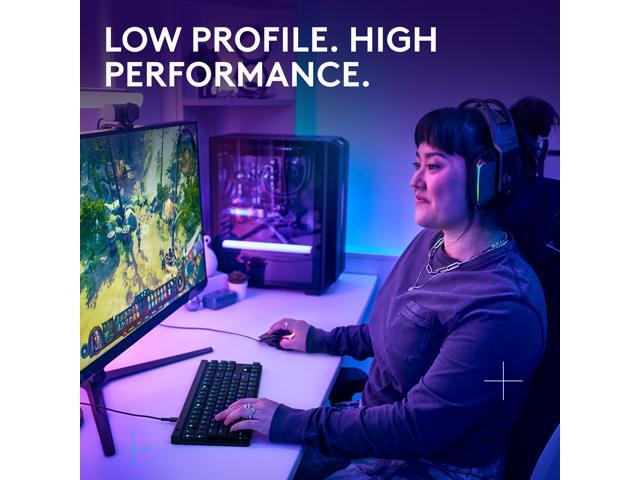 Logitech - G515 TKL Wired Mechanical Tactile (Brown) Switch Gaming Keyboard with LIGHTSYNC RGB - Black - image 3