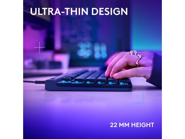 Logitech - G515 TKL Wired Mechanical Tactile (Brown) Switch Gaming Keyboard with LIGHTSYNC RGB - Black - image 5