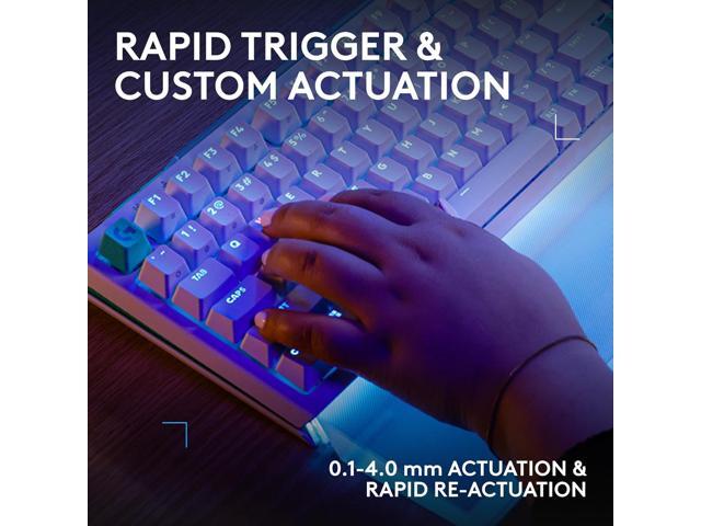 Logitech - G512 X 75 Full-size DUAL SWAP Hot-Swappable TMR Analog / Mechanical Gaming Keyboard for PC, Mac with LIGHTSYNC RGB - White - image 10