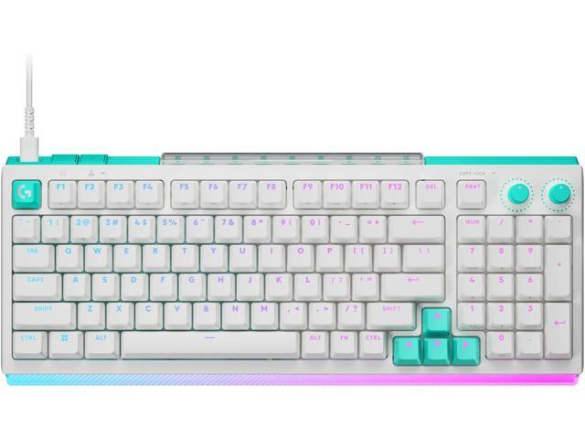 Logitech - G512 X 75 Full-size DUAL SWAP Hot-Swappable TMR Analog / Mechanical Gaming Keyboard for PC, Mac with LIGHTSYNC RGB - White - image 2