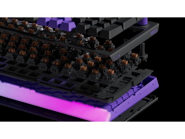 Logitech - G512 X 75 Full-size DUAL SWAP Hot-Swappable TMR Analog / Mechanical Gaming Keyboard for PC, Mac with LIGHTSYNC RGB - Black - image 7