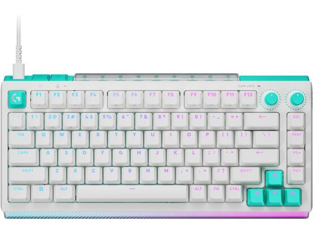 Logitech - G512 X 75 Tenkeyless DUAL SWAP Hot-Swappable TMR Analog / Mechanical Gaming Keyboard for PC, Mac with LIGHTSYNC RGB - White - image 2